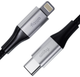 Кабель Allity AUC-01 USB-C - Lightning 2 m 27W Black (5906667550313) - зображення 2