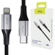 Кабель Allity AUC-01 USB-C - Lightning 2 m 27W Black (5906667550313) - зображення 4