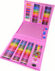 Zestaw artystyczny LEAN Toys w walizce 208 elementów Różowy 16155 (5905679077030) - obraz 4