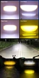 LED лампа, подвійна лінза CSP H4, для мотоцикла, White, IP65, 12000LM - зображення 3