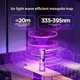 Портативна лампа від комарів з акумулятором 2000 мАг подвійна Mosquito Lamp 4219 USB з нічником 3 Вт Чорний - зображення 7