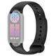 Силиконовый ремешок для фитнес браслетов Xiaomi Mi Band 8 Smart Band 9/10, Silicone, Black, с удобной застёжкой, на фитнес трекер и смарт часы, ArmorStandart (ARM86906) - изображение 1
