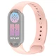 Силиконовый ремешок для фитнес браслетов Xiaomi Mi Band 8 Smart Band 9/10, Silicone, Powder Pink, с удобной застёжкой, на фитнес трекер и смарт часы, ArmorStandart (ARM86913) - изображение 1