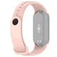 Силиконовый ремешок для фитнес браслетов Xiaomi Mi Band 8 Smart Band 9/10, Silicone, Powder Pink, с удобной застёжкой, на фитнес трекер и смарт часы, ArmorStandart (ARM86913) - изображение 2