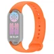Силиконовый ремешок для фитнес браслетов Xiaomi Mi Band 8 Smart Band 9/10, Silicone, Orange, с удобной застёжкой, на фитнес трекер и смарт часы, ArmorStandart (ARM86911) - изображение 1