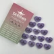 Фиолетовый двосторонній міні баф Nail Buff Heart Mini Дизайнер "серце" 180/240 грит для шлифования ногтевой пластины - изображение 2