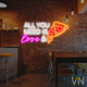 Неонова вивіска для піцерії "ALL YOU NEED IS LOVE & Pizza" 60х29 см - изображение 3