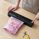 Вакуумный упаковщик с функцией запайки Vacuum Sealer с LCD-дисплеем мощность до -80 кПа набор пакетов черный - изображение 5