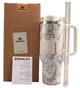 Термос термокружка Stanley Quencher H2.0 Tumbler из нержавеющей стали 1,18 л KT6007810 Gray Marble - изображение 1