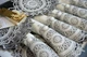 Льняная скатерть с ранером Selin Julide Set 160×350 см+12 салфеток кремовая - изображение 4