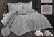 Жаккардовое покрывало с наволочками Carina Grey 240 x 260 см - изображение 1