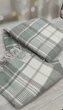 Хлопковый плед Aksu 180×220 см Cozy Life Inka Mint - изображение 2
