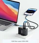 Сетевое зарядное устройство Essager 100W ES-CD37 GAN быстрая зарядка QC3.0/PD3.0 4 порта 2 x Type-C + 2 x USB-A White - изображение 5