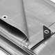 Plandeka Springos 3 x 3 m 270g/m2 gruba płachta ochronna szara (GA2160) (5907719430478) - obraz 8