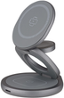 Ładowarka indukcyjna Qualo z funkcją uchwytu 24W Grey (5907457783195) - obraz 2