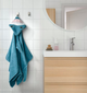 Рушник бавовняний з капюшоном IKEA BLÅVINGAD 70x140 см Акула Синьо-сірий 905.284.41 - зображення 4