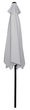 Parasol ogrodowy Springos składany 260 cm duży na balkon Szary GU0022 (5907719429892) - obraz 4