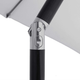 Parasol ogrodowy Springos składany 260 cm duży na balkon Szary GU0022 (5907719429892) - obraz 10
