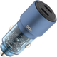 Ładowarka samochodowa Qualo Transparent 2x USB-C 90W Blue (5907457783331) - obraz 2