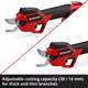 Секатор аккумуляторный бесщеточный телескопический Einhell GP-LS 18/28 Li T BL-Solo без АКБ (3408330) - изображение 8