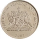 Монета Тринидад и Тобаго 25 центов 2007 UNC (KM#32) - изображение 2