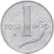 Монета Італія 1 ліра 1951-1955 VF (KM#91) - зображення 1