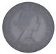 Монета Великобритания 0,5 пенни 1960 F-VF Half Penny Корабль - изображение 2