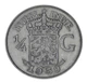 Монета Нідерландська Індія 1/4 гульдена 1939 F–VF (Ag 720, 3,18 грама) - зображення 1