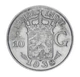 Монета Нідерландська Індія 1/10 гульдена 1938 F–VF (Ag 720, 1,25 грама) - зображення 1