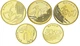 Набір монет Китай набір з 5 монет 2009-2017 AU-UNC Каліграфія 1, 5 юанів - зображення 1