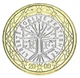 Монета Франция 1 евро 2000 Биметалл AU-UNC - изображение 1