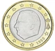 Монета Бельгия 1 евро Биметалл 1999 UNC - изображение 1