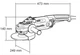 Мощная электрическая угловая шлифмашина (болгарка) MAKITA GA9020 : 2200 Вт, 230мм. - изображение 2