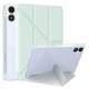 Чехол Transparent Origami на POCO Pad (12.1") / чехол для планшета с функцией подставки / (мятный) - изображение 1
