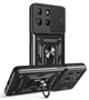 Чехол Camshield c кольцом-подставкой на Motorola G15 Power / black - изображение 1
