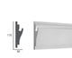 Карниз для LED освещения серия D Tesori KD 403 1150 мм. - изображение 2