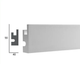Карниз для LED освещения серия D Tesori KD 301 1150 мм - изображение 2
