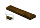 Панель полиуретановая DECOWOOD Модерн ET 406 (2 м) classic 12х3,5 Темный - изображение 2