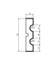 Молдинг фасадный Prestige Decor MC 118 2000 мм - изображение 2