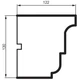 Карниз фасадный Prestige Decor KC 139 2000 мм - изображение 2