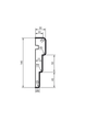 Молдинг фасадный Prestige Decor MC 122 2000 мм - изображение 2