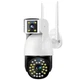 Бездротова Вулична подвійна камера відеоспостереження WIFI IP V380PRO 3+3.0mp Поворотна з Датчиком Руху GS-9030 - зображення 2