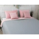 Покрывало двусторонее Руно 150x220 см - Велюр Pink and Grey ромб рожевый (28048) - изображение 5