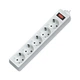 Мережевий фільтр живлення Defender ES 5m 5 роз. white (99483) - изображение 1