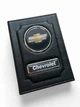 Автомобильный набор для водителя CHEVROLET 4в1 в подарочной упаковке | Обложка для документов + Многоразовый ароматизатор + Чехол для ключей + Брелок для ключей - изображение 2