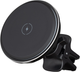 Uchwyt samochodowy na telefon QUALO MagSafe Mag Secure Black (5907457782303) - obraz 1