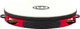 Тамбурін MEINL Touring Synthetic Head Wood Tambourine Red TAH1BK-R-TF - изображение 4