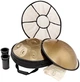 Хендпан MEINL Sonic Energy Sensory Handpan C# Minor Vintage Gold 22" HPSTL92 - изображение 6