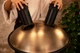 Хендпан MEINL Sonic Energy Sensory Handpan C# Minor Vintage Gold 22" HPSTL92 - изображение 13
