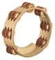 Тамбурін MEINL Artisan Edition Compact Tambourine Hammered Cymbal Bronze Jingles AE-CMTA3BO - изображение 1